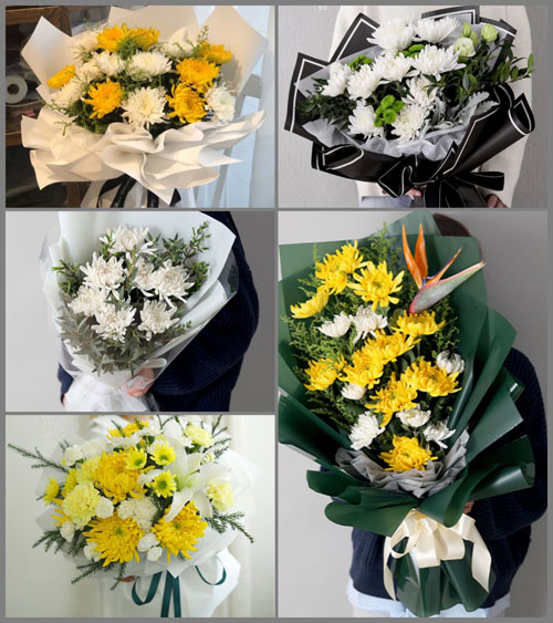 广东潮州市潮安区彩塘镇仙乐二村白事花束代送